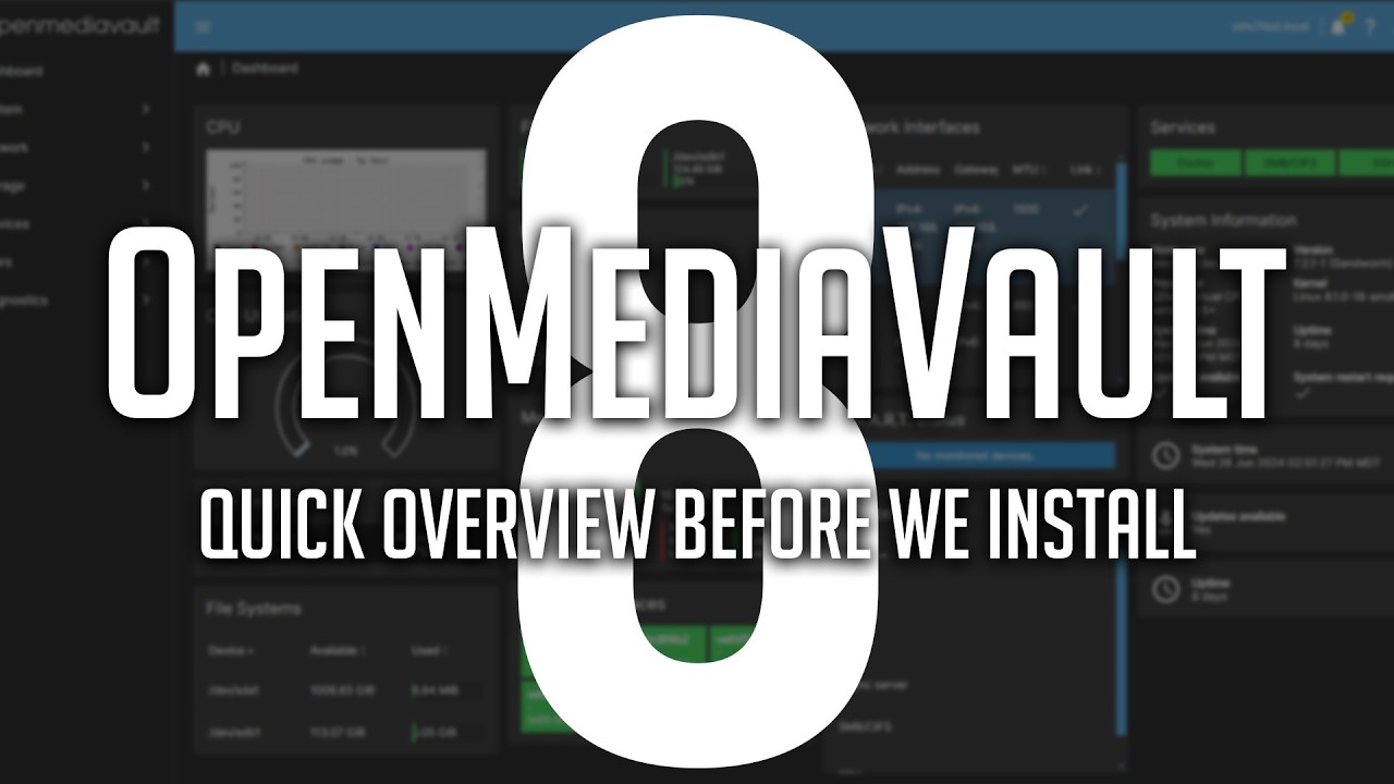 OpenMediaVault 8 Overview - Start Here Before You Install