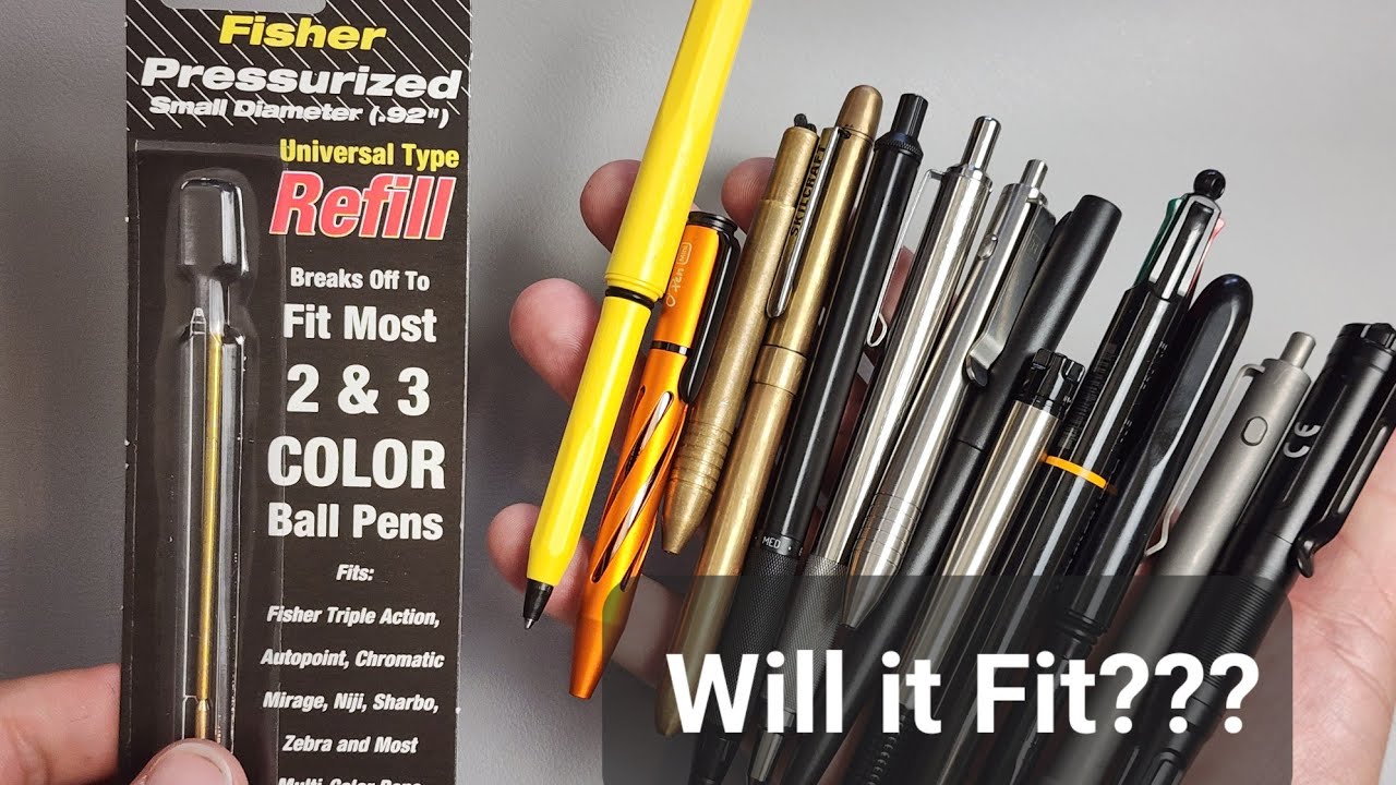 🖊 EDC Pens Using Fisher Space Pen Inserts