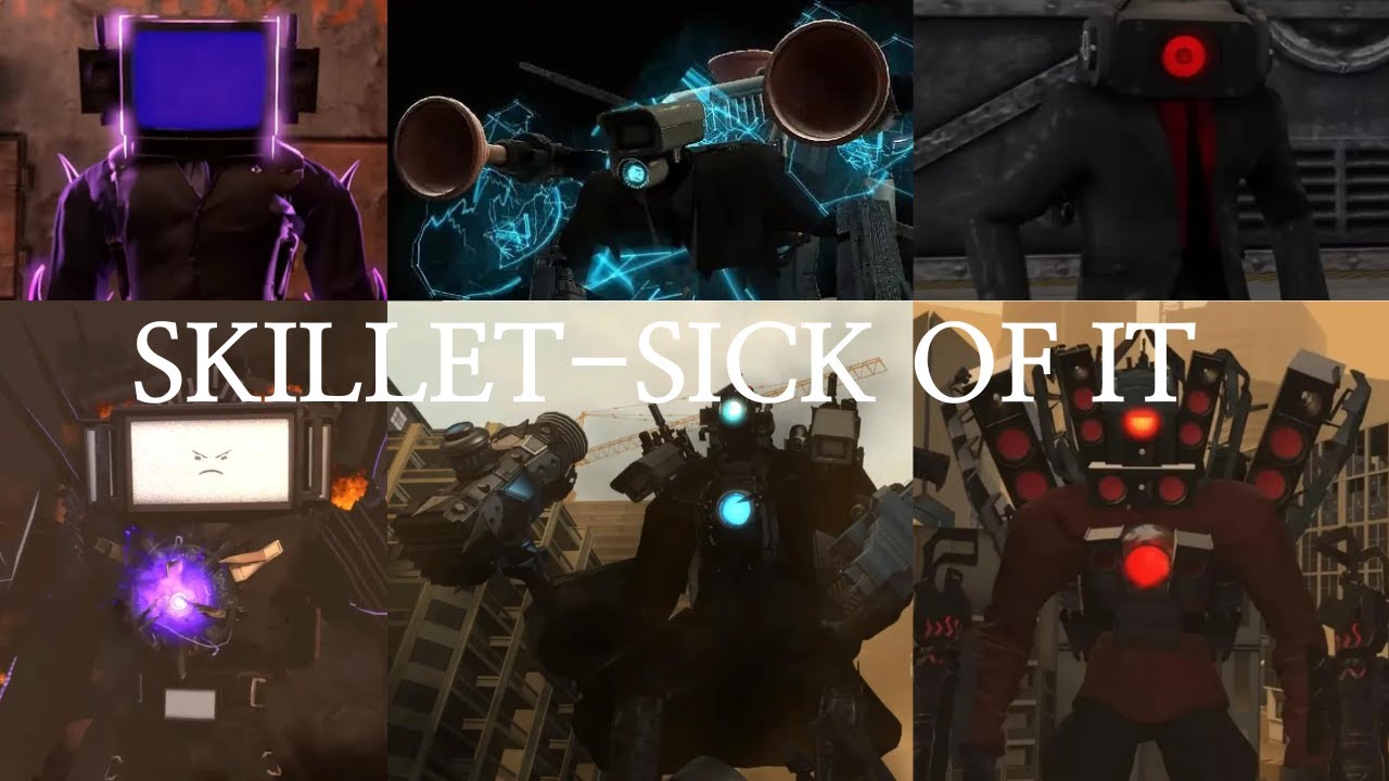 (skillet - sick of it)스키비디 토일렛 AMV skibiditoilet AMV (가사/해석)