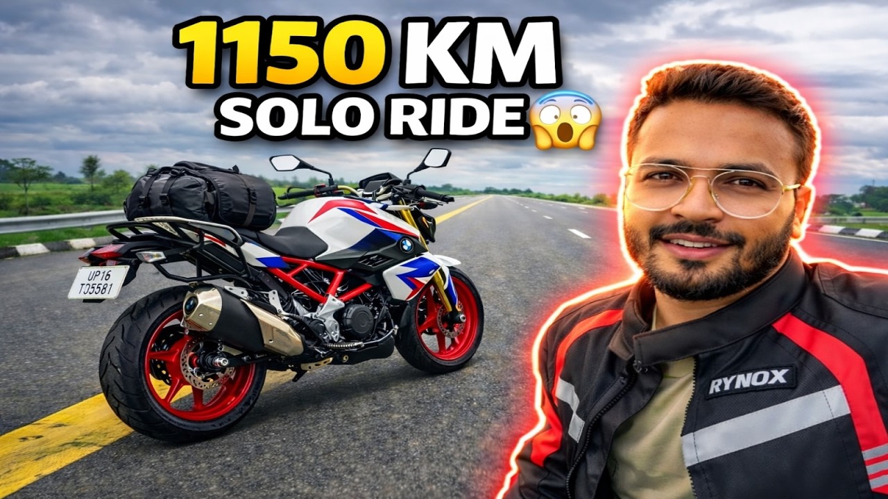 1150 Km Solo Bike Ride on BMW G310R: Noida to Patna Experience!