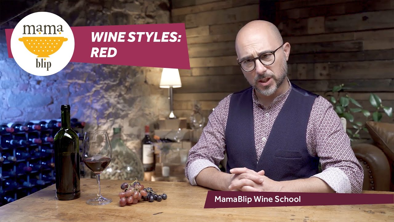 Wine styles: red | Learn about the different types of wine | Wine school with Filippo Bartolotta