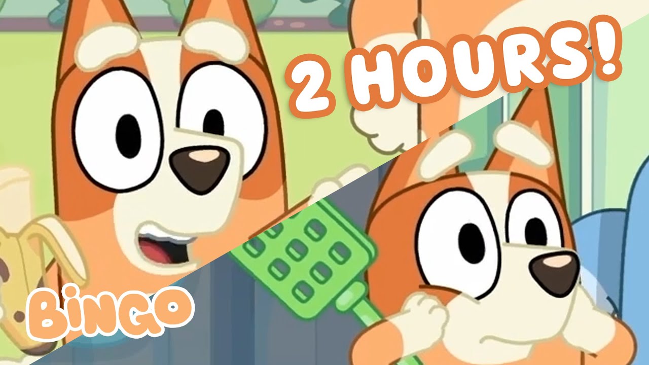2 HOURS of Fun and Games 🧡 | Bluey's Little Sister Bingo ☺️ | Bingo - Official Channel