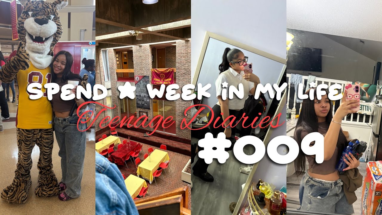 TEENAGE DIARES #009 ❤️ | WEEK IN MY LIFE | College visit + Interview + Cheer pictures etc...