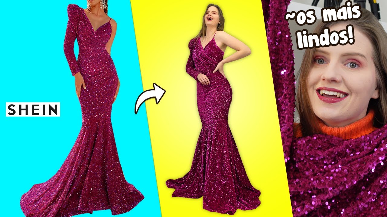 COMPREI OS VESTIDOS DOS MEUS SONHOS NA SHEIN!