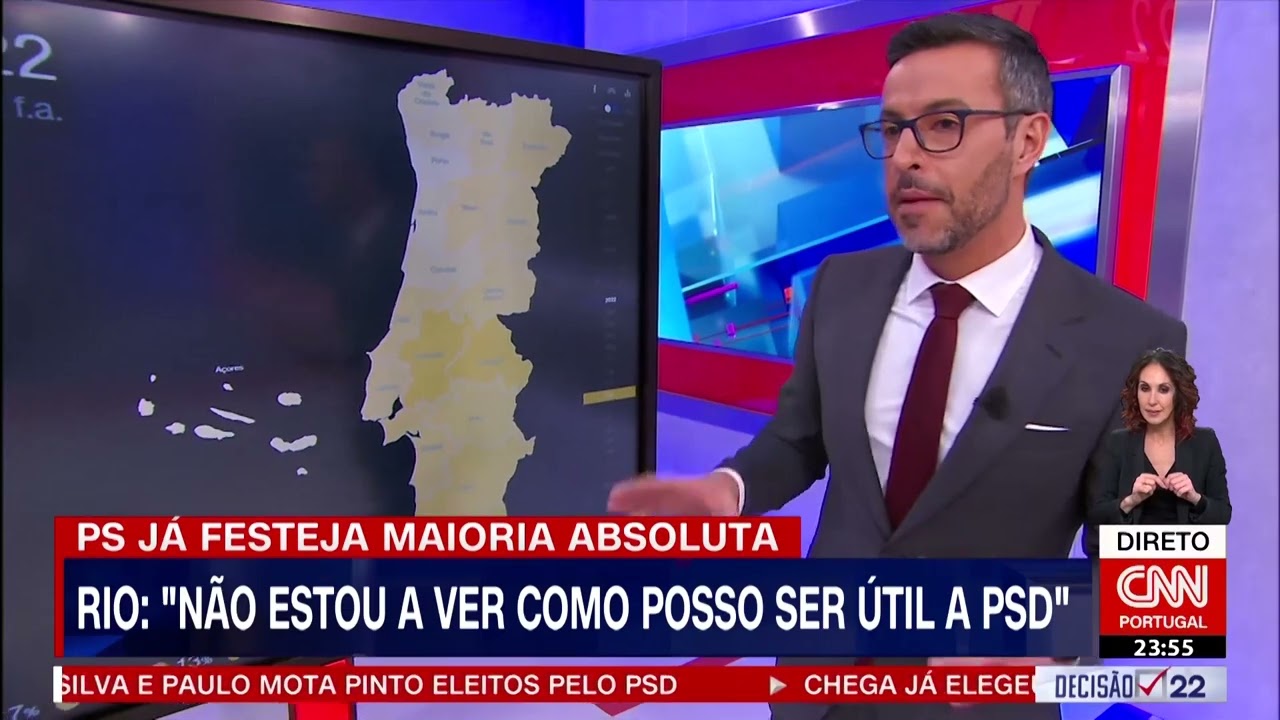 CNN Portugal | Touchscreen Solution for the first Election Coverage