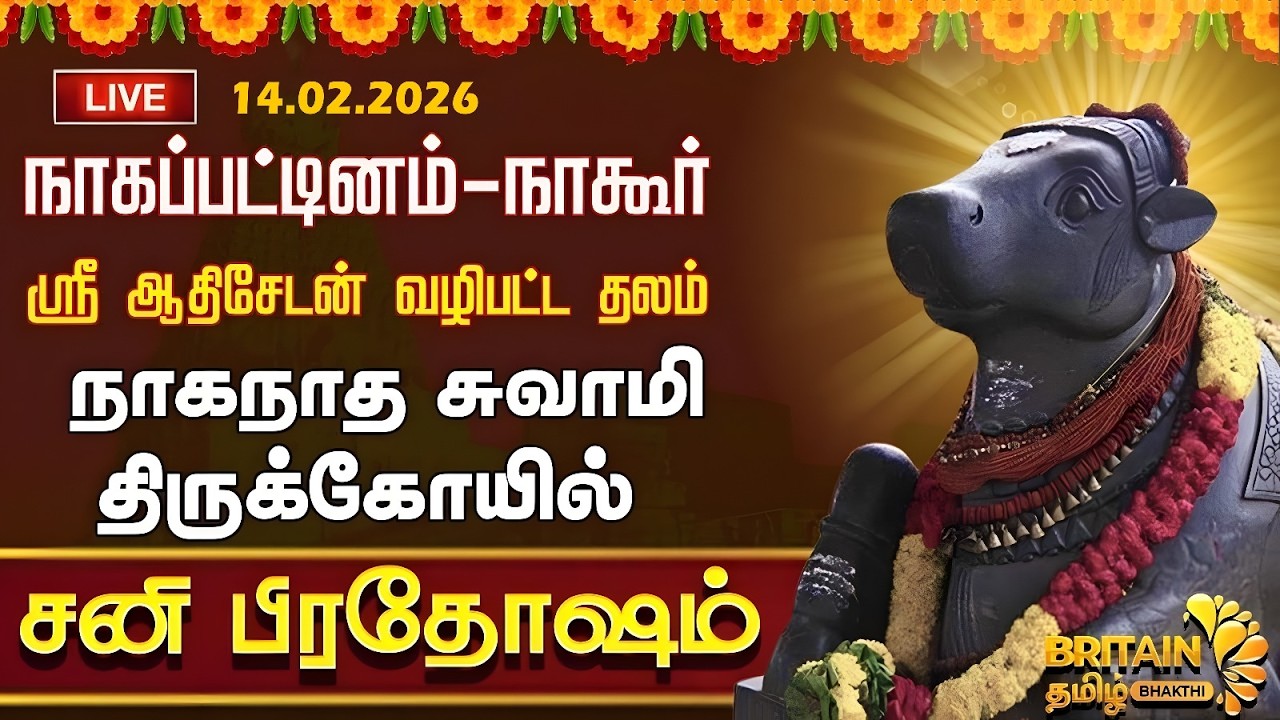 🔴LIVE -  நாகூர் - அருள்மிகு ஸ்ரீ நாகநாதர் சுவாமி ஆலயம் சனி பிரதோஷ வழிபாடு | Sani Pradhosam Nagoor