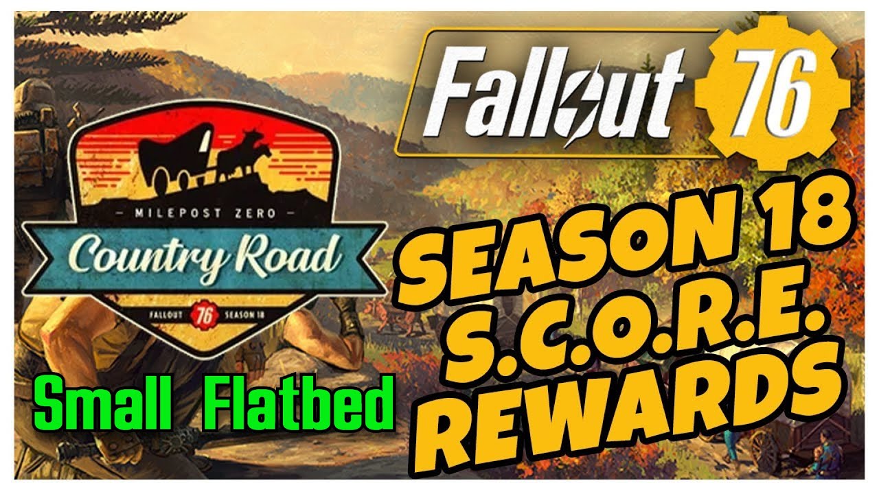 Fallout 76 | SEASON 18 - Milepost Zero: Country Road | Small Flatbed | Reward |