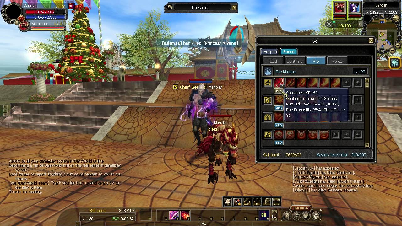 Silkroad Private Server DarkWorld Sro #2 Getting skills