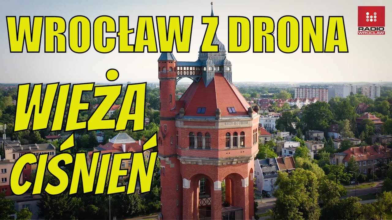 #Wieża #Ciśnień przy al. Wiśniowej #Wrocław #Breslau z drona #urbex wieża ciśnień