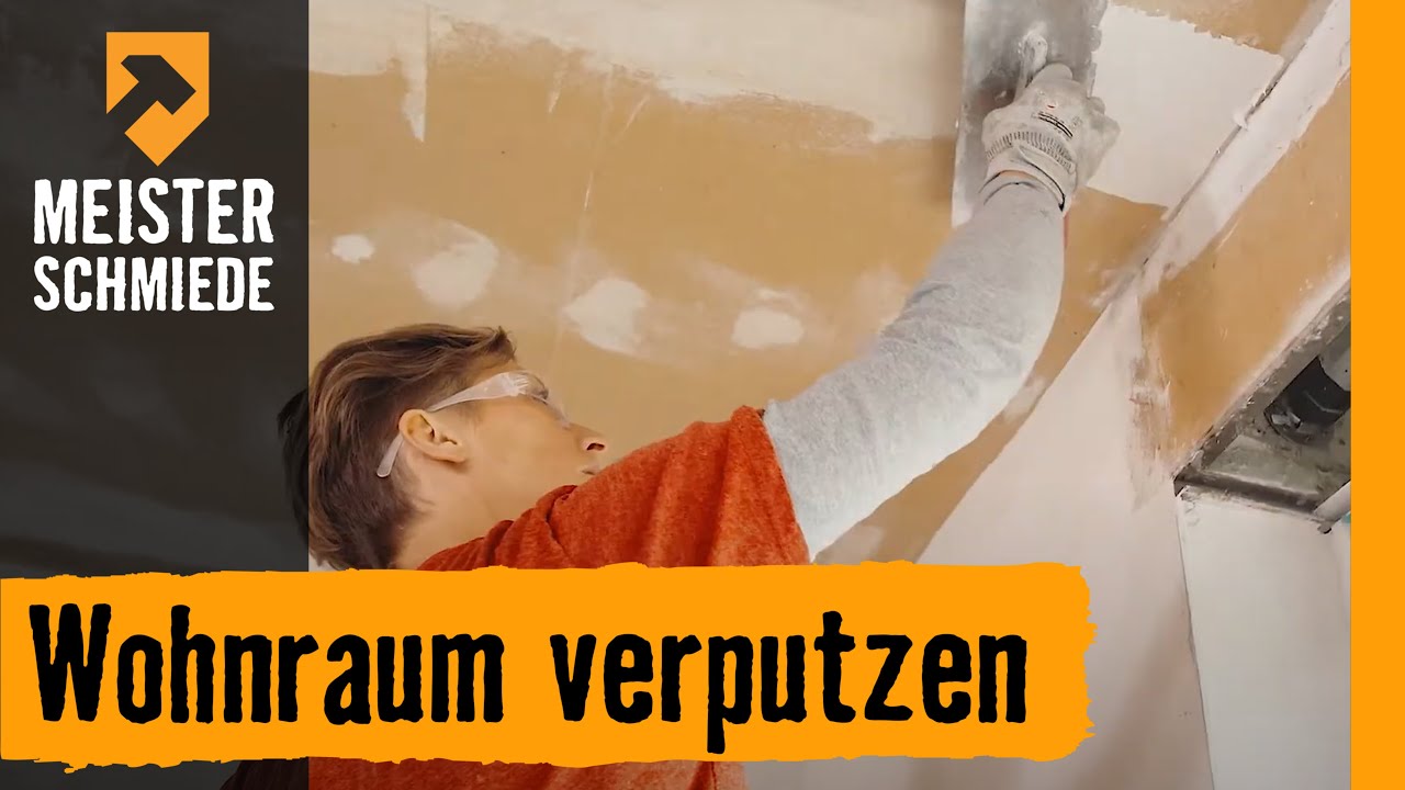 Hornbach Meisterschmiede - Wohnraum verputzen