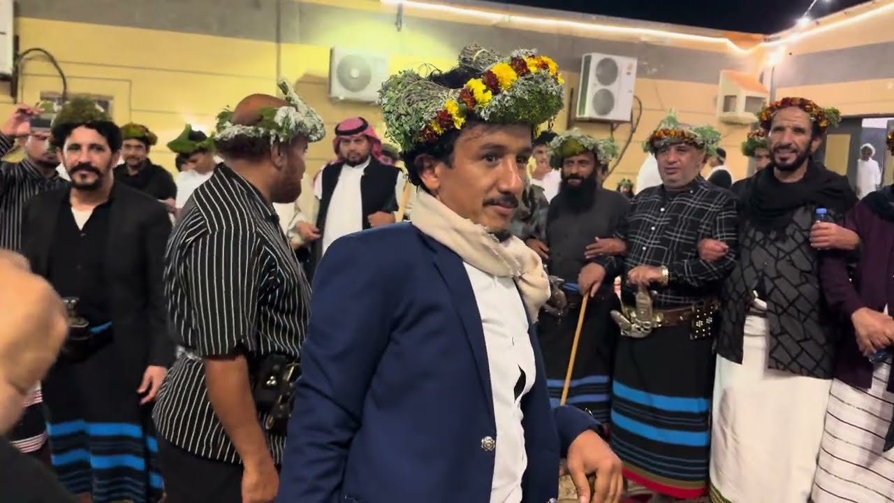 تكثيرة صف بلغازي عند بني أحمد في حفل زواج الشيخ مفرح محمد الأحمدي في استراحة الملكة بهروب