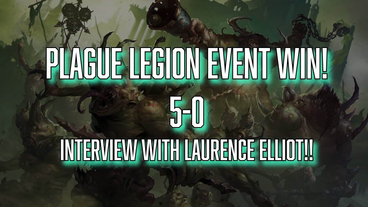 Talking Plague Legion with event winner Laurence Elliot!