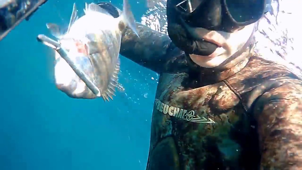 Pesca submarina en ría de Pontevedra