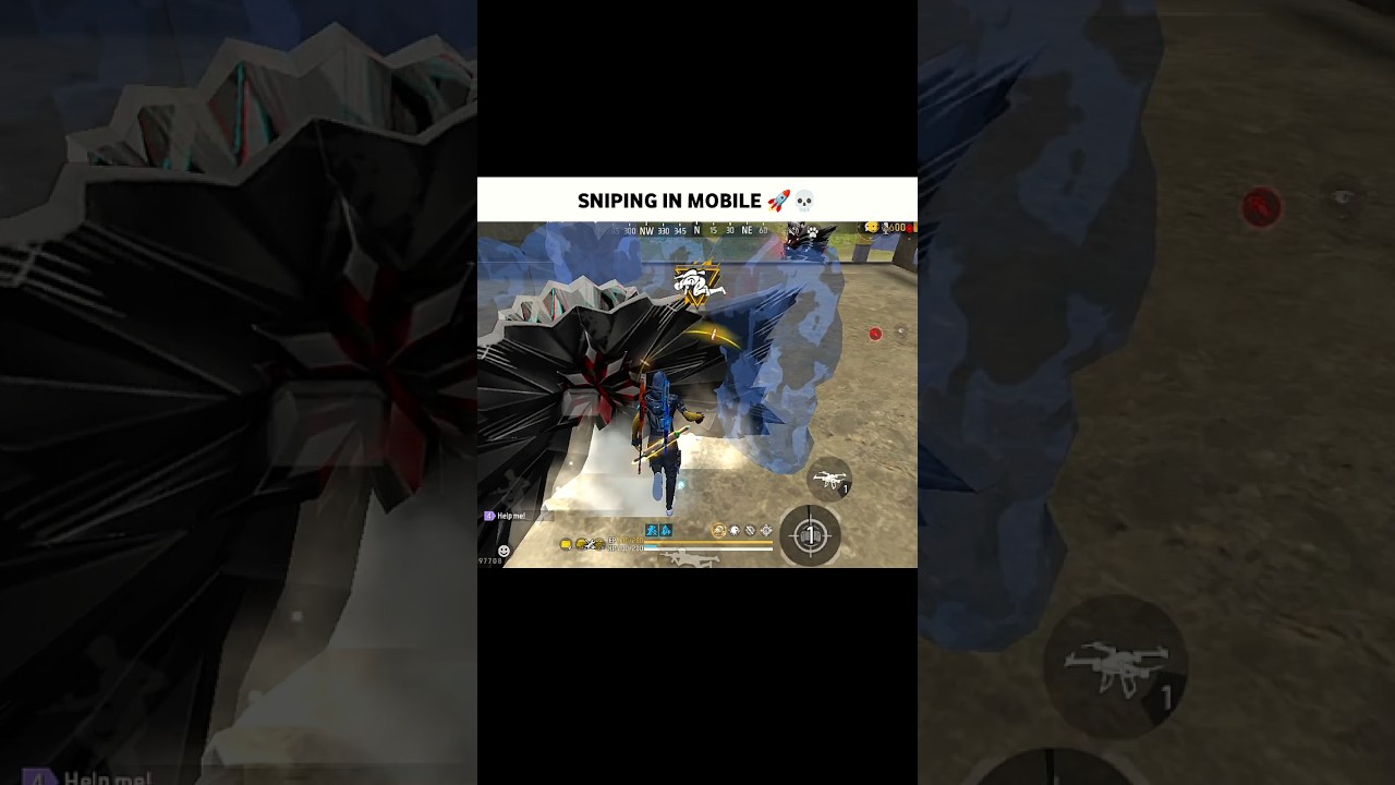 Sniping In Mobile 🚀💀 #shortsfeed #umeshbapu #tondegamer