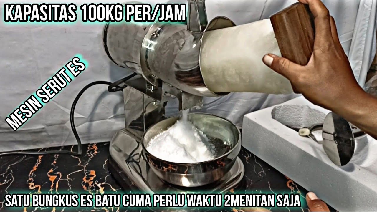 PENGUSAHA ES SERUT WAJIB PUNYA MESIN INI ‼️irit waktu irit tenaga.