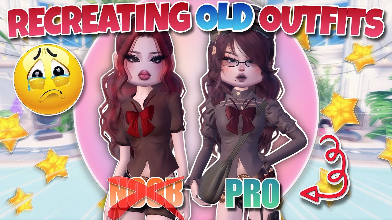 Recreating My *OLD OUTFITS* In Dress To Impress AGAIN!!