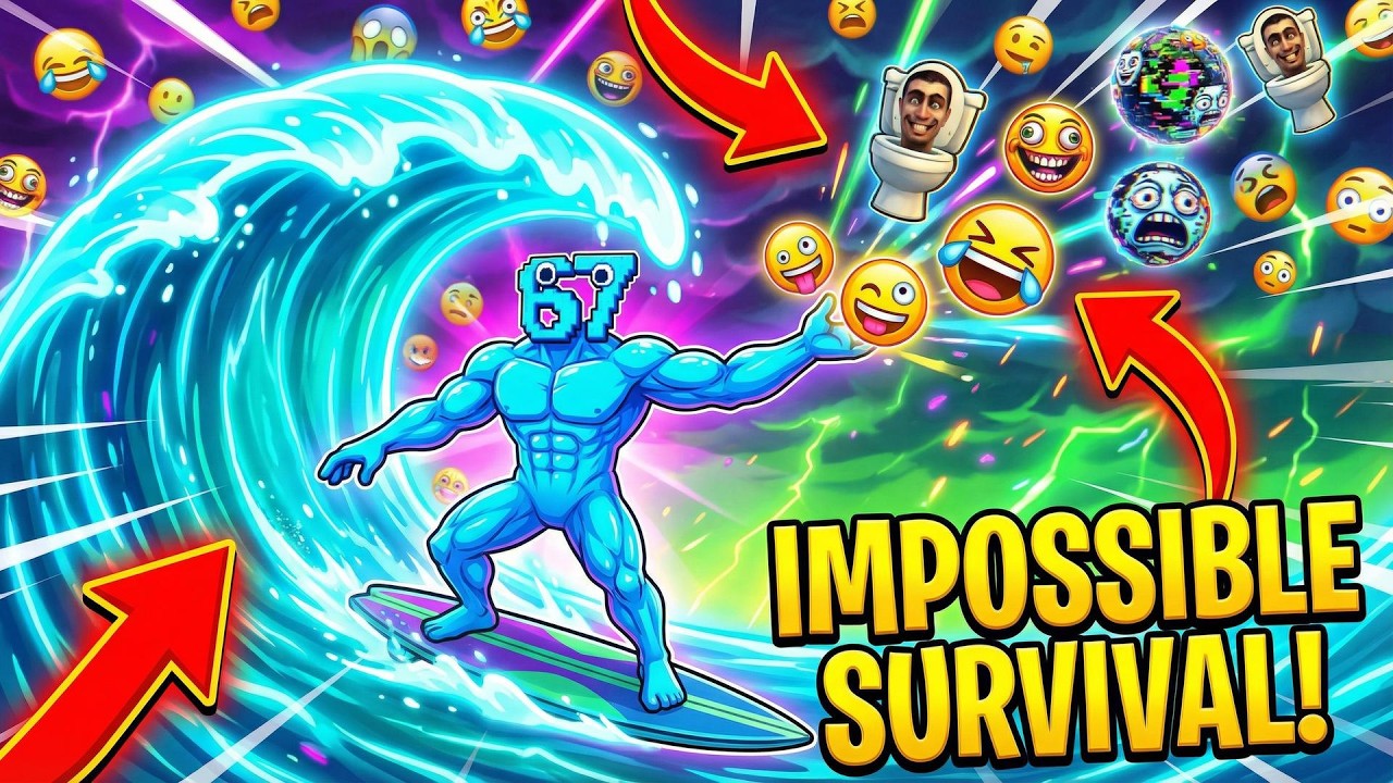 THIS WAS CRAZY - I PLAYED ESCAPE TSUNAMI FOR BRAINROTS