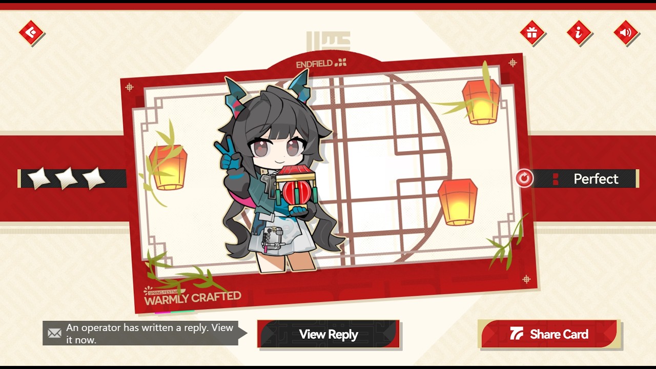 Arknights Endfield - EVENT WARMLY CRAFTED - CHEN