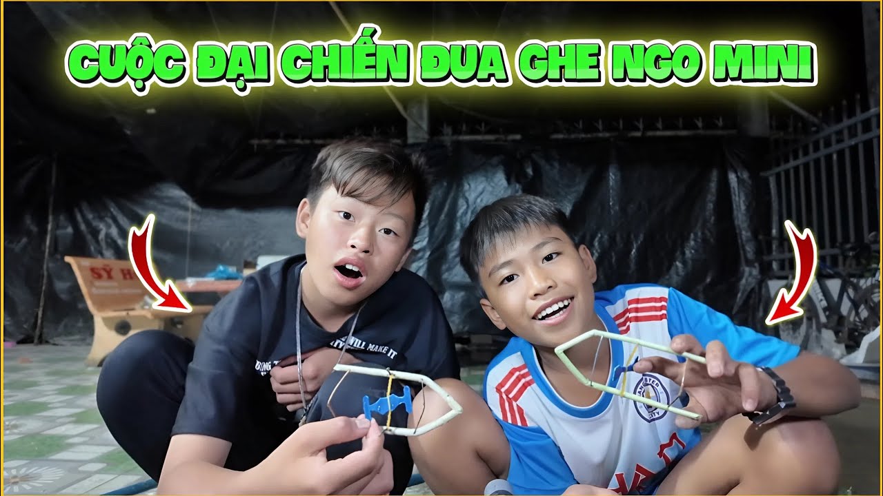 VLOG | Bé Lâm Đã Tự Làm Ghe Ngo Mini “ Siêu Nhỏ “ Tốc Độ Như Thế Nào ?