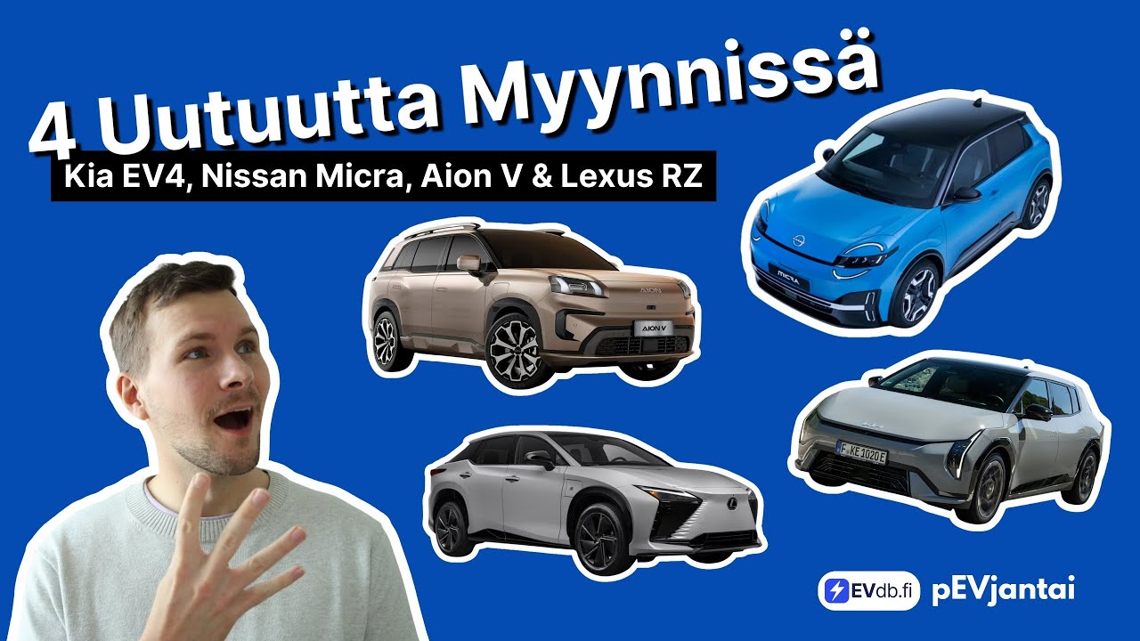 Kia EV4, Nissan Micra, Aion V ja Lexus RZ hinnat julki | pEVjantai