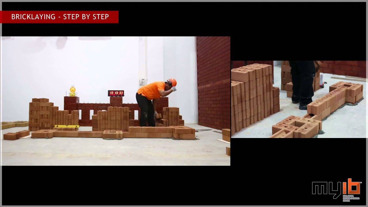 Step by Step Bricklaying Interlocking Bricks - MyIB Compressed Interlocking Bricks