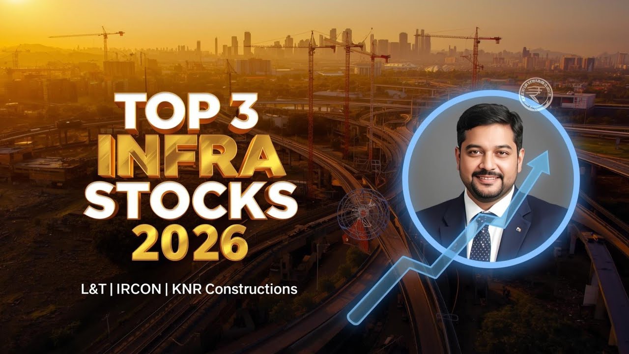 Top 3 Infra Stocks for 2026 | L&T, IRCON, KNR Constructions | High Growth Infrastructure Stock India