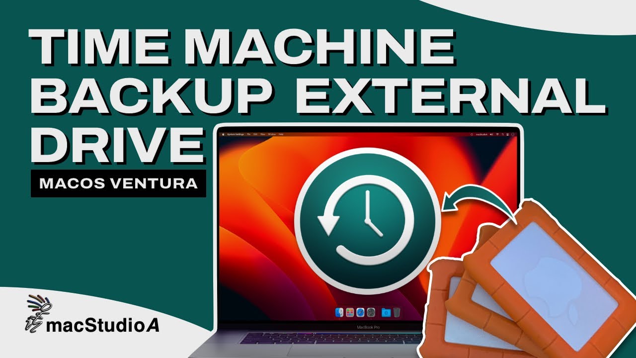 Backup External Drive With Time Machine macOS Ventura