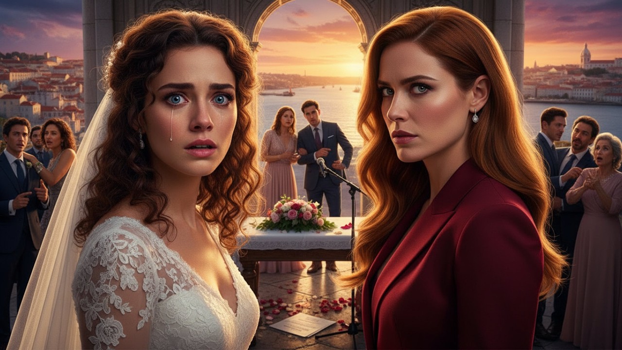 Pensavam que ela era lésbica invadindo o casamento — nove minutos depois, a noiva pegou o microfone