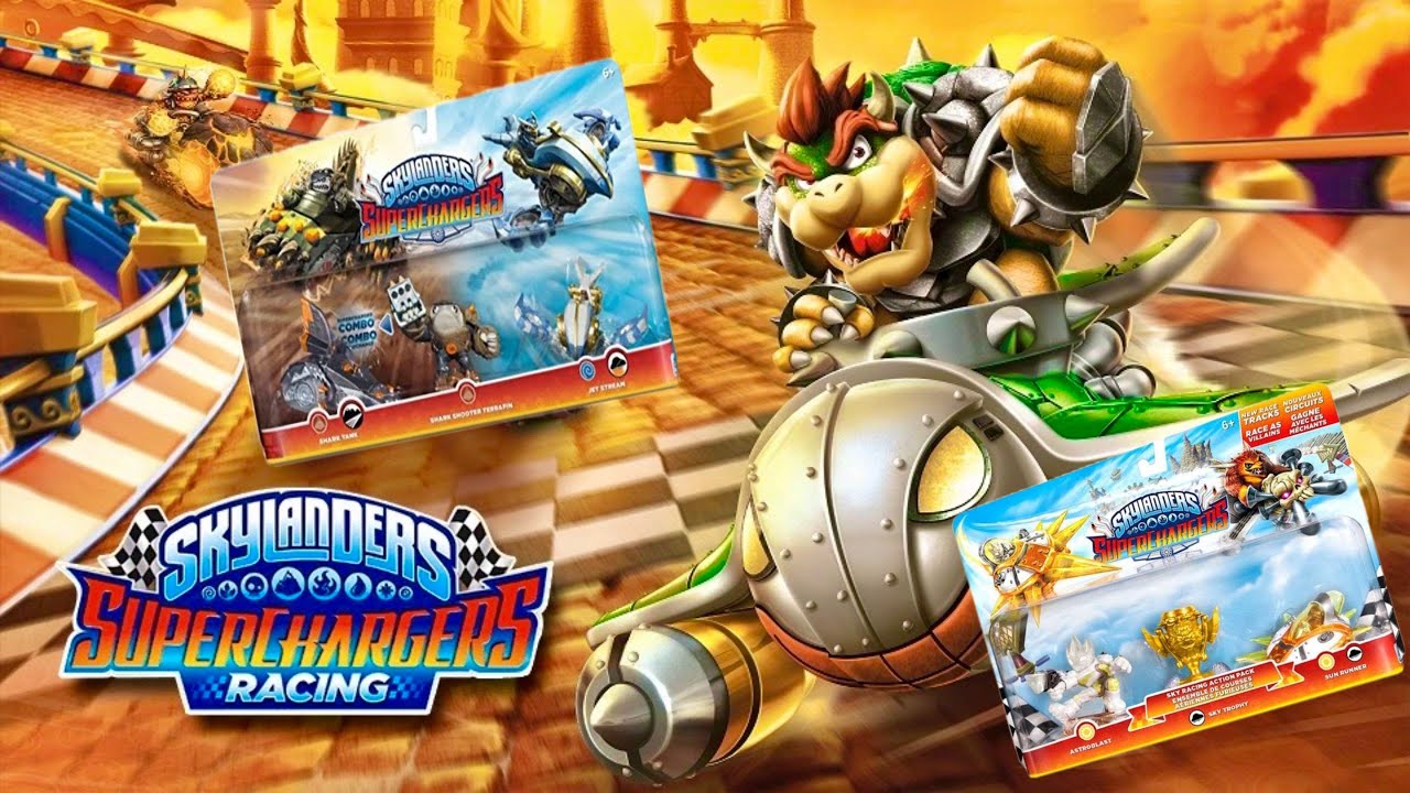 Skylanders: SuperChargers Racing  🏁 Unboxing 2 pack of figures  and Using The Portal 2021