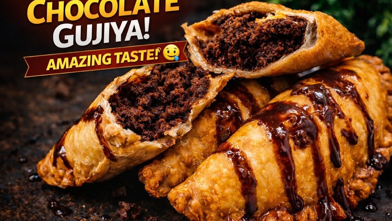 “Chocolate Gujiya Recipe – Ek Baar Banaoge Toh Repeat Zaroor Karoge!”