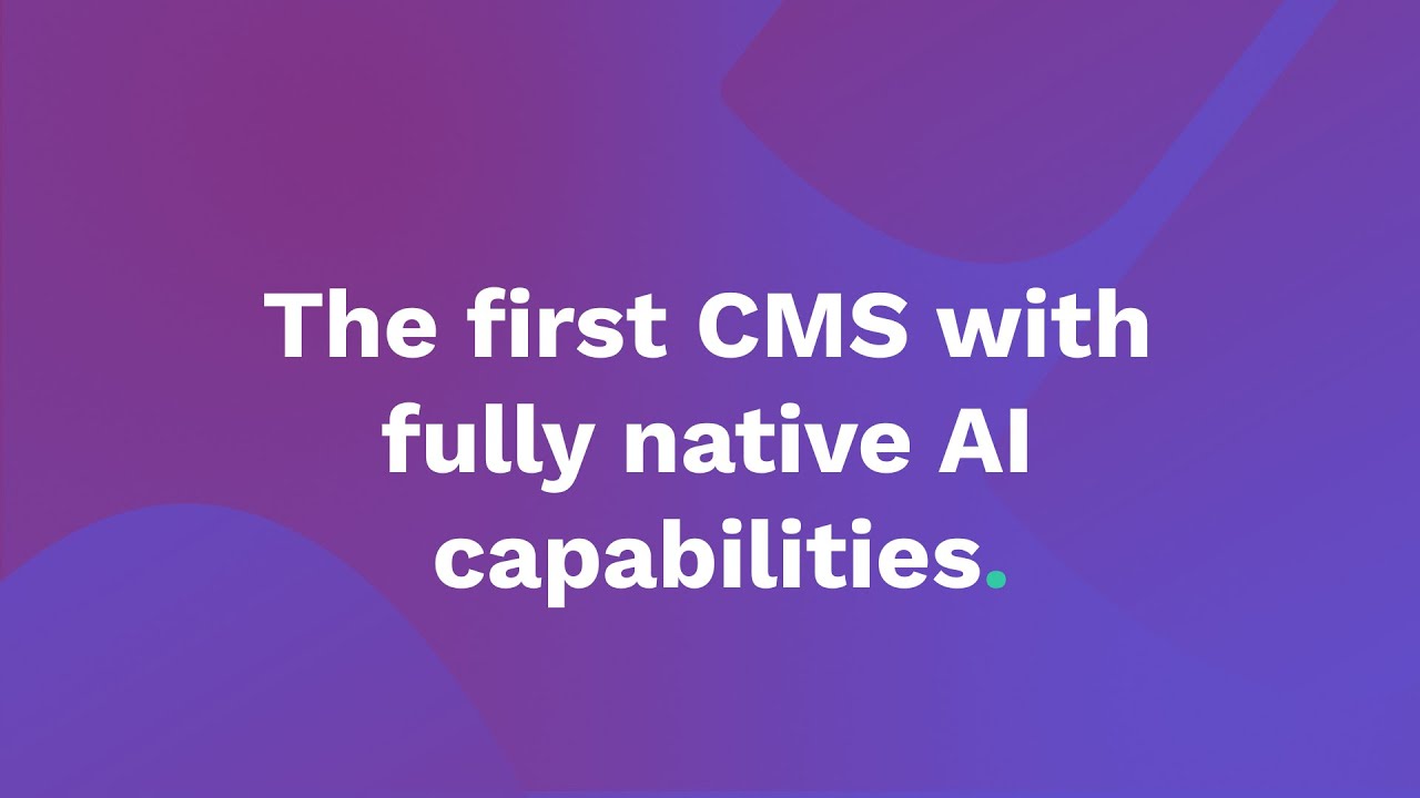Kontent.ai, the first CMS with native AI capabilities