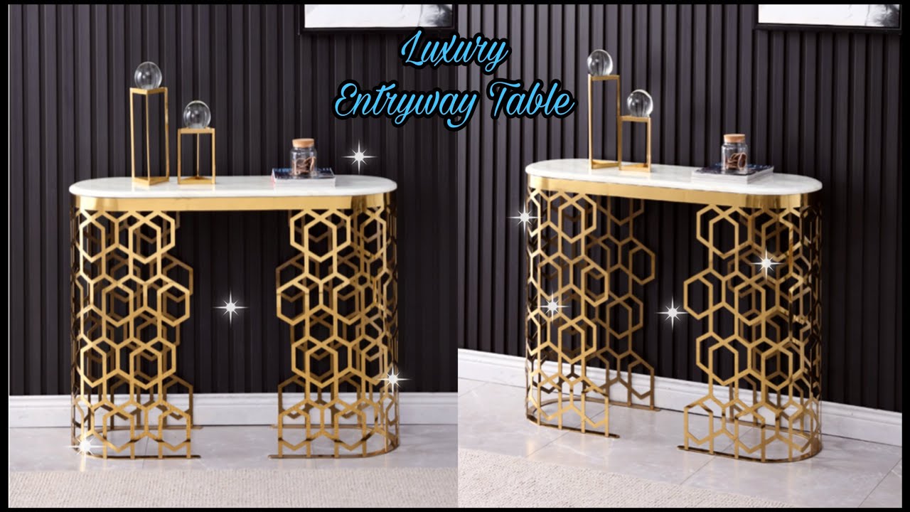 LUXURY ENTRYWAY TABLE | DIY CRAFTING | DO IT YOURSELF | FASHION PIXIES