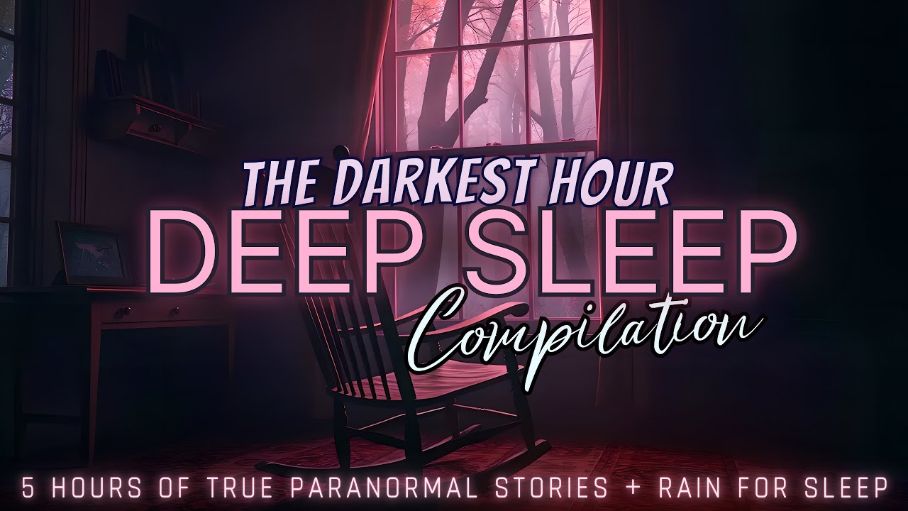 5 Hours of TRUE Paranormal Stories + rain for sleep 💤 NO ADS, just stories and black screen