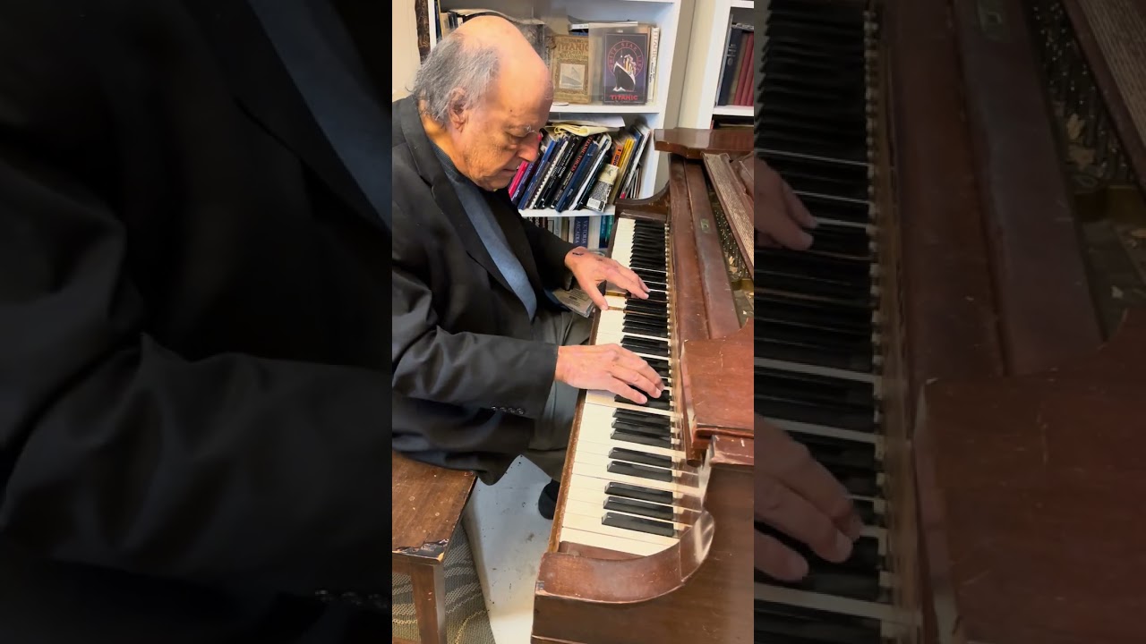 Roman plays his own solo-piano transcription of the Mozart Concerto in A, K. 488
