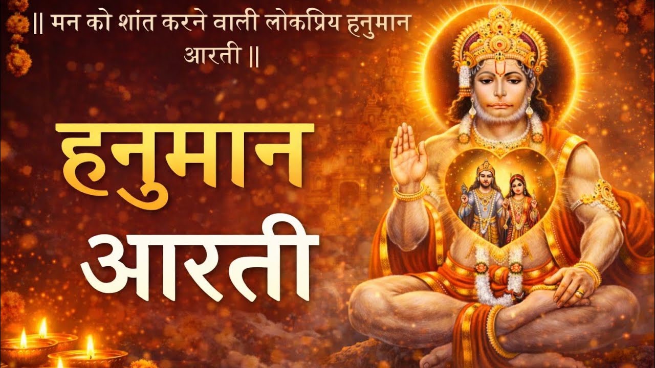 मंगलवार Special | हनुमान आरती| Hanuman Arati | आरती कीजै हनुमान लाल की | 
