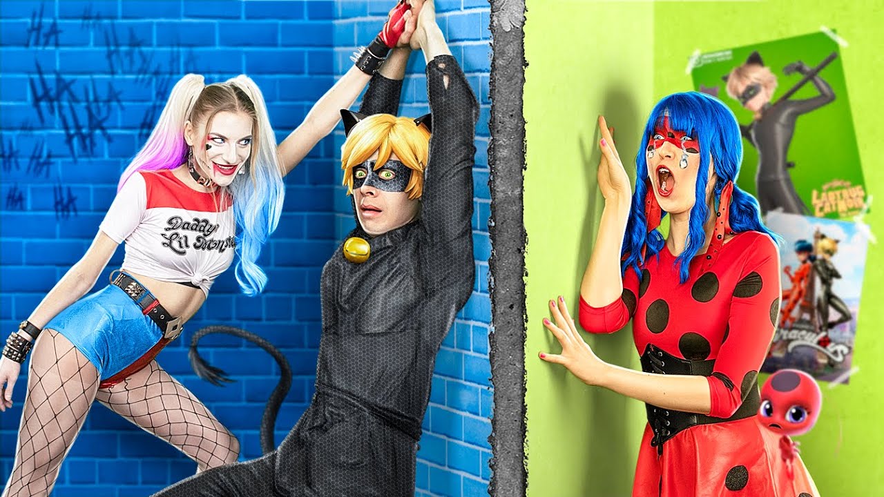 Harley Quinn ha Rubato il Fidanzato a LadyBug! Harley Quinn e Cat Noir Ora Sono una Coppia!