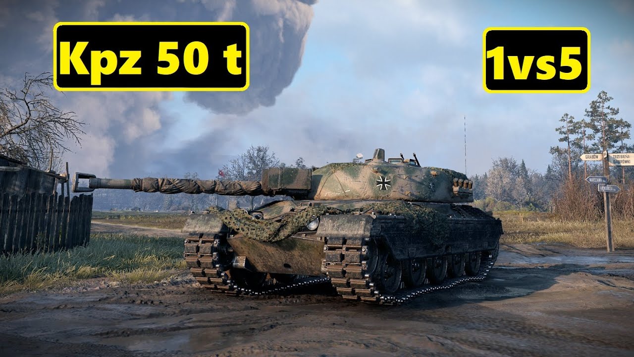 Kpz 50 t. insane game. 11 kills. 1vs5 carry. World of Tanks Top Replays.
