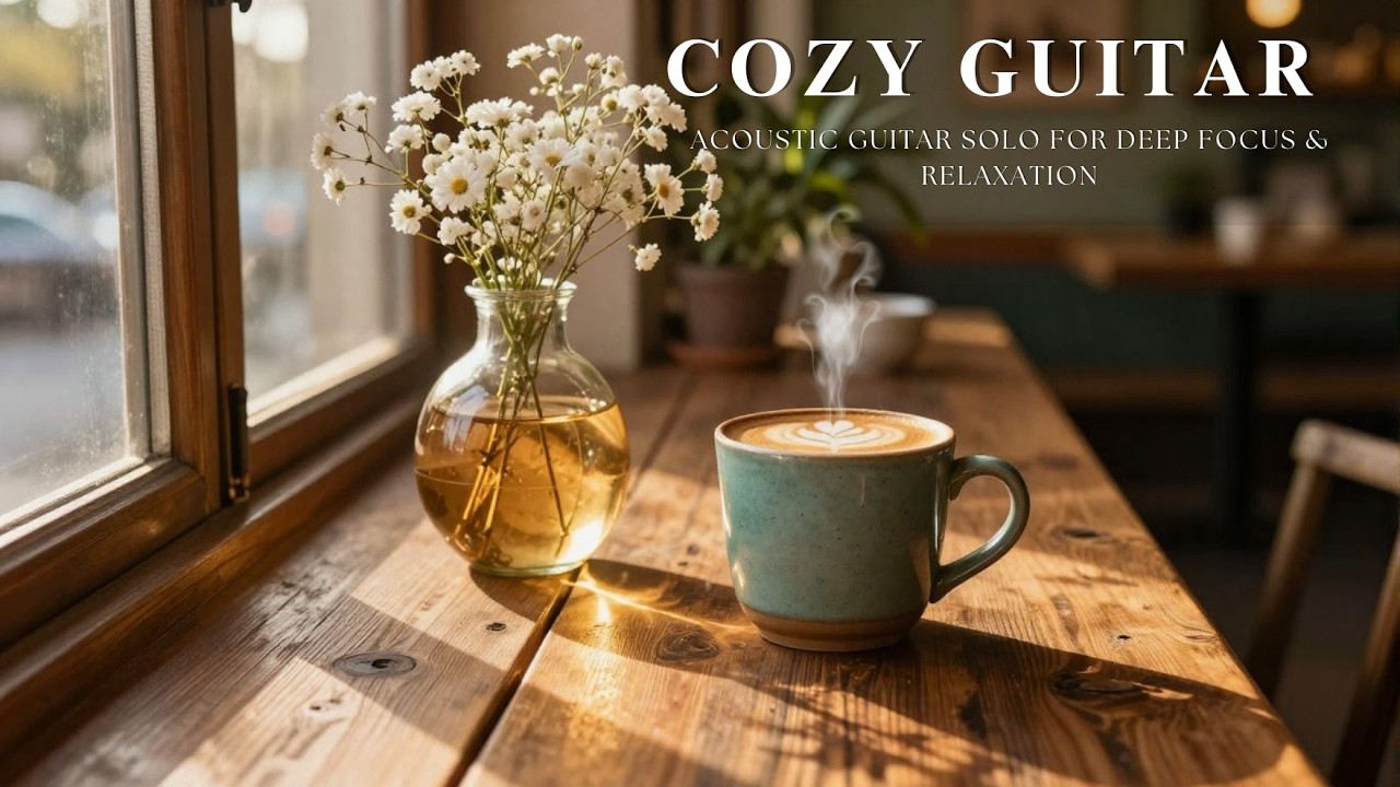 February Morning Melodies ☕ Cozy Acoustic Guitar Solo for Deep Focus & Relaxation