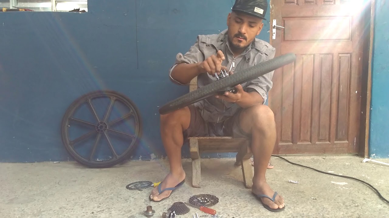 Como monta uma roda de. Cadeira de rodas em bike...2018