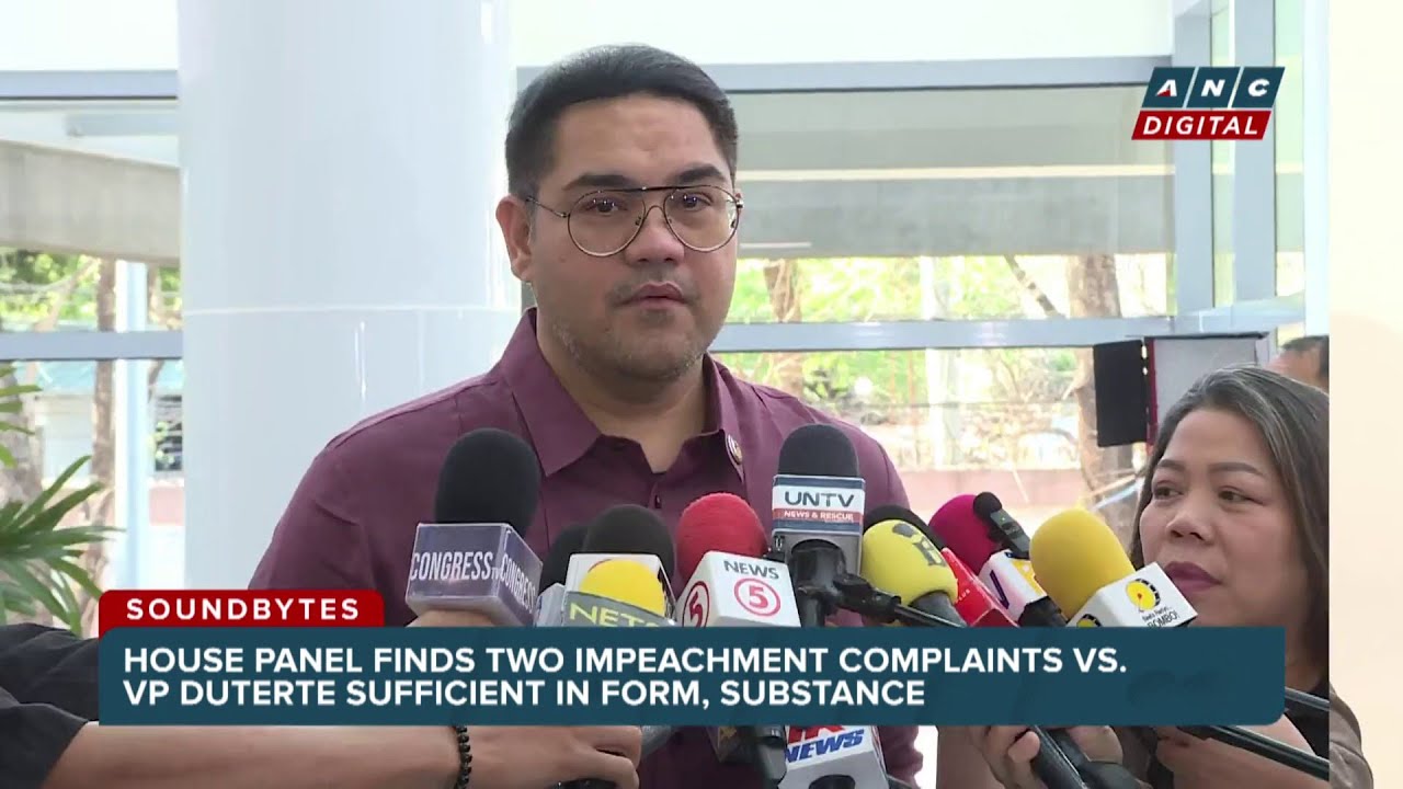 Ortega says 'Madriaga is the smoking gun' in VP Sara impeachment | ANC, not politics | ANC