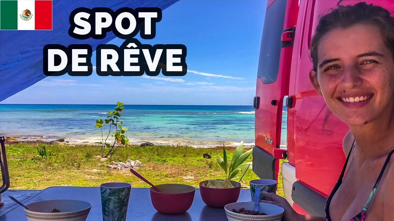 #38 Coup de coeur Riviera Maya, Mexique : Mahahual ❤️ spot + plage de rêve - VANLIFE | The Vagabonds