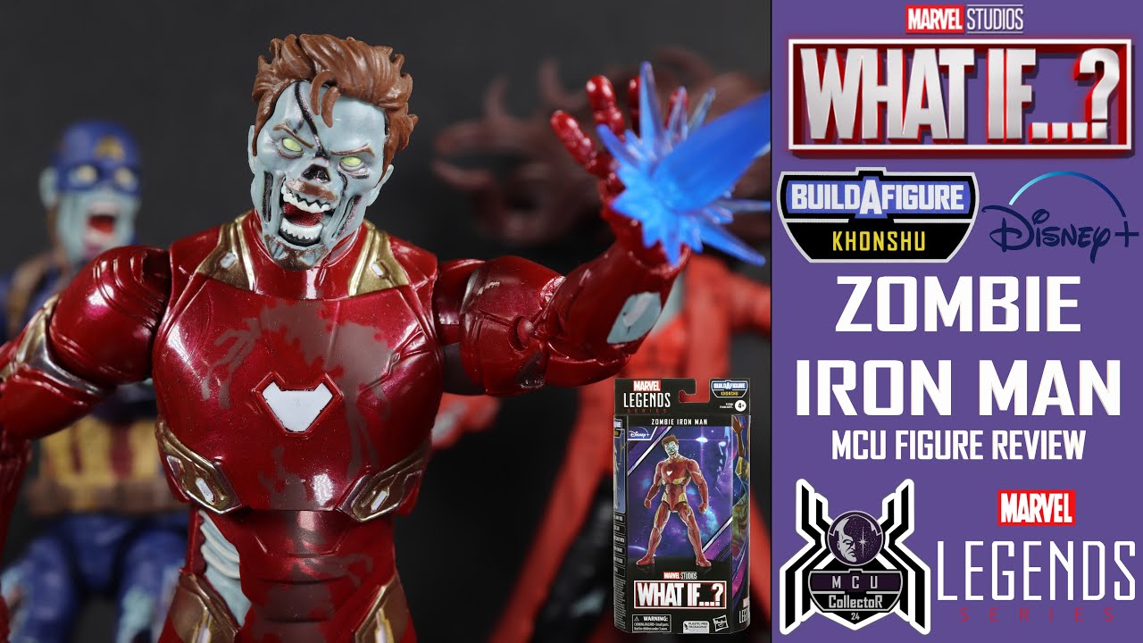 Marvel Legends ZOMBIE IRON MAN What If...? Disney+ Konshu BAF Wave 4 MCU Figure Review