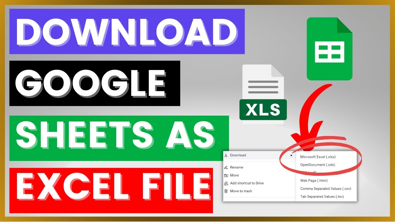 How To Download A Google Sheets As A Microsoft Excel File? [in 2025]