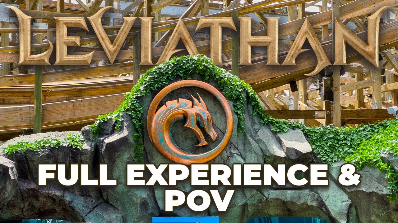 FULL EXPERIENCE: Leviathan at Sea World (Australia) Queue & POV