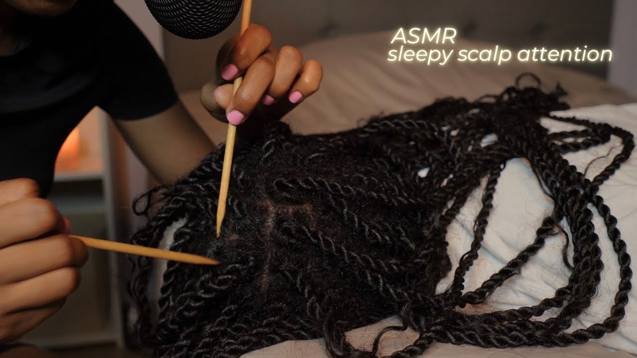 Relaxing Nitpicking & Scalp Scratching ASMR | Sleepy Hair and Scalp Attention (whispered)