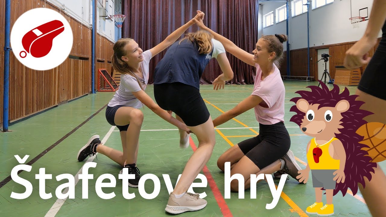 3 jednoduché štafety do telocvične a Lokomotíva na rozhýbanie po sedení