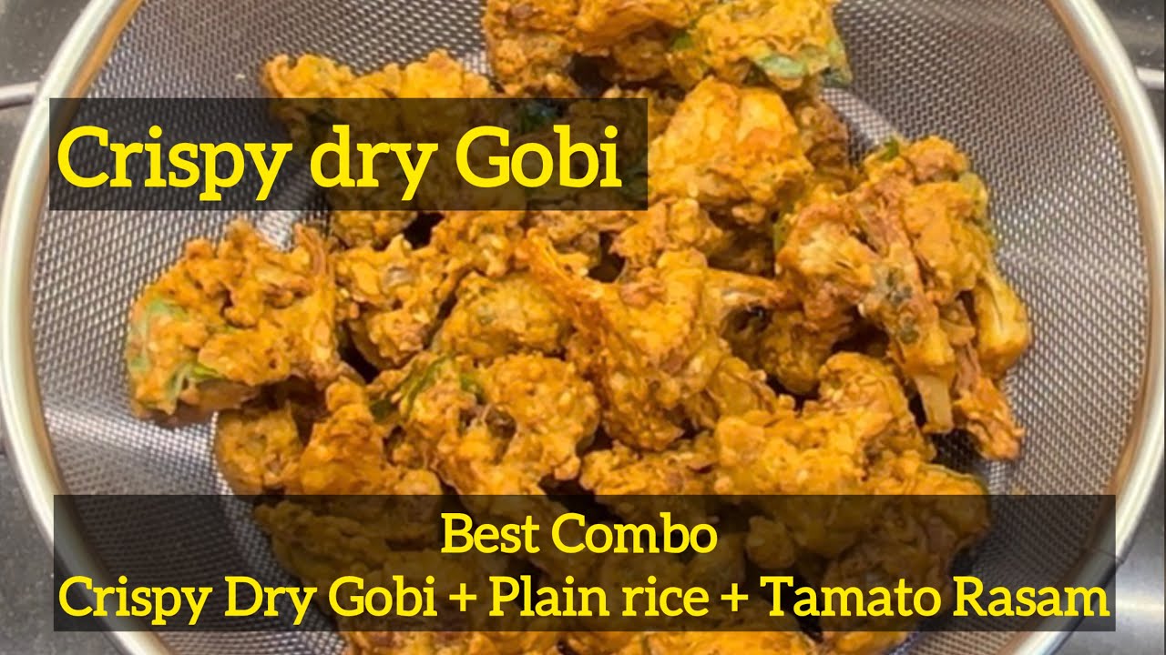 Crispy Dry Gobi Fry | Perfect Gobi Pakoda at Home | Easy & Crunchy | Veg Side Dish Recipe |