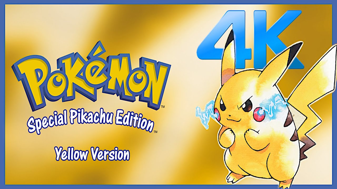 Pokemon Amarillo - 4K 60ᶠᵖˢ - Juego Completo - Longplay sin Comentarios en Espa&ntilde;ol