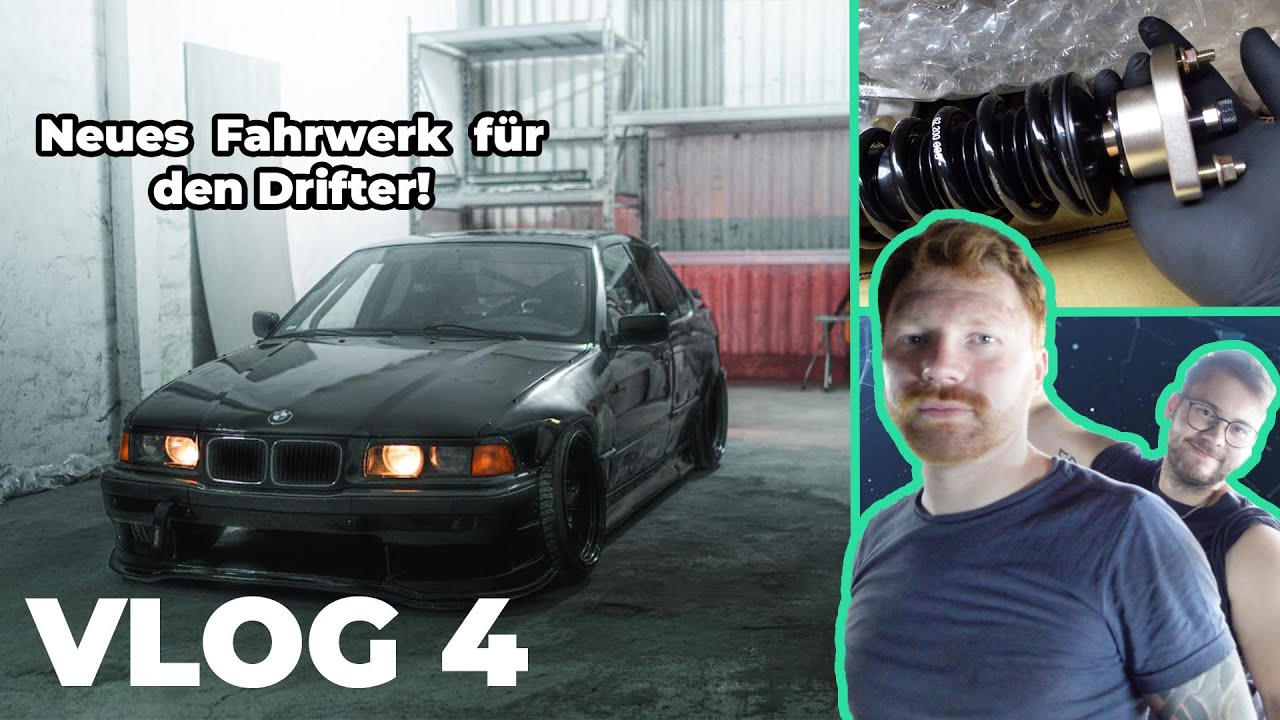 NEUES FAHRWERK für den BMW E36 DRIFTER! Jan's Garage Vlog 4