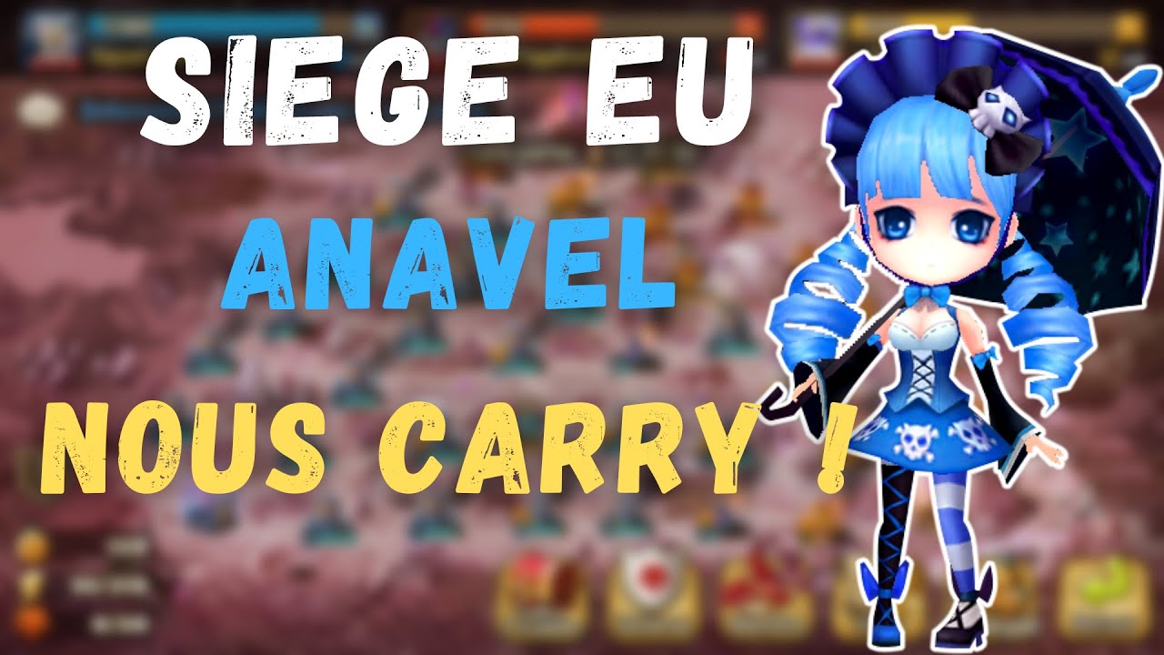 SIEGE EU : Anavel ne voulait pas PERDRE ! SUMMONERS WAR